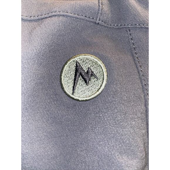 Marmot Nylon Hiking Pants Women's Gray Outdoor Pants Size 4 Trails Ankle Zip - Picture 9 of 11